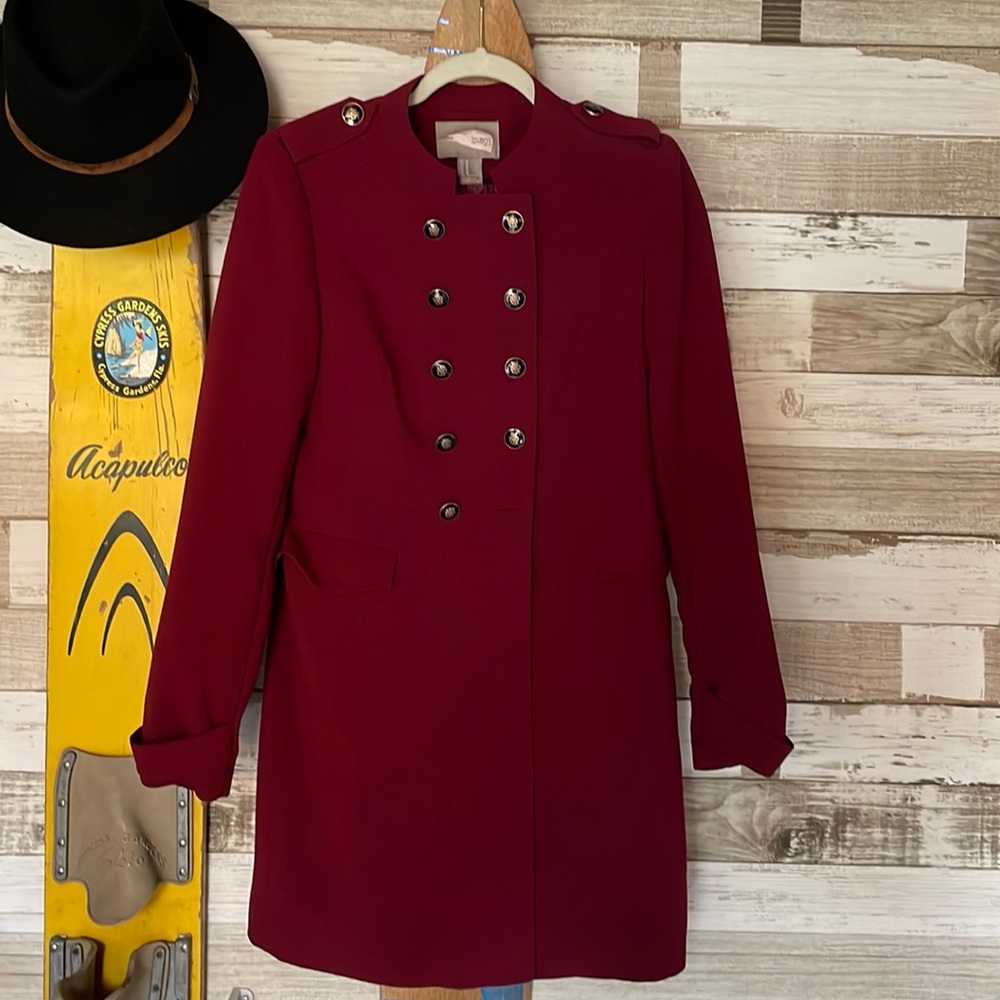 Love 21 Burgundy military jacket (size medium)
